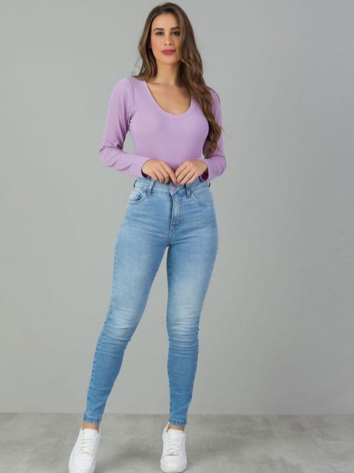 Calça Jeans Feminina Indulto Skinny 2345