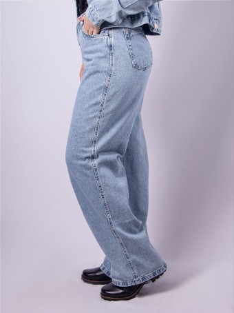 Calça Jeans Feminina Hoje Specific Wide Leg 22102